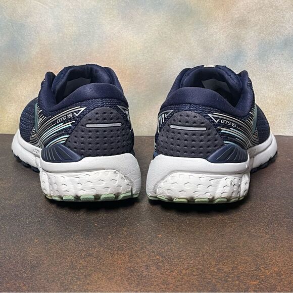 Brooks Adrenaline GTS 19 1202841B450 Blue Women’s Running Shoes Size 10.5B - Picture 7 of 16
